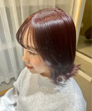 ミディアム 艶髪/韓国風🤍🖤 小林実央‎のヘアスタイル