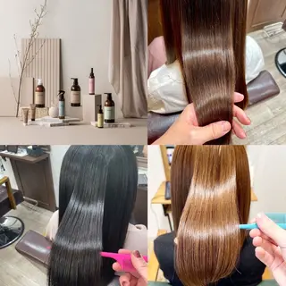 ロング 空 龍之介　カラー 特化/髪質改善/韓国のヘアスタイル