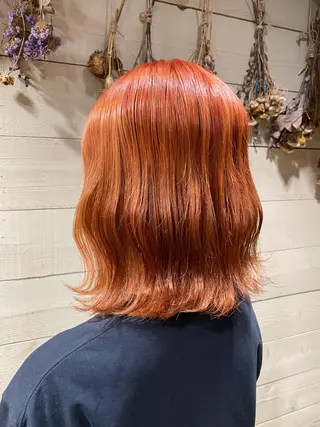 ミディアム カラー ヘアアレンジ ミズタ マイのヘアスタイル