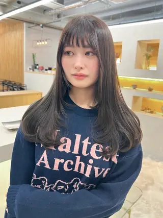 セミロング 🫧ふじたまゆ🫧 レイヤーカット✂︎のヘアスタイル