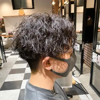 ショート パーマ メンズ 🎧メンズパーマ特化 /RUI🎧のヘアスタイル