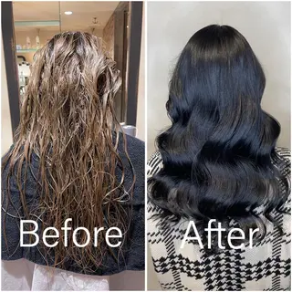 ロング カラー 泉 堅也のヘアスタイル