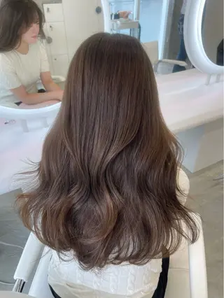 ロング カラー きなみ いく🎀透明感カラーのヘアスタイル