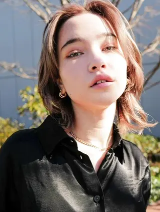 ショート カラー パーマ ヘアアレンジ cecil hair 難波店所属・髪質改善透明感カラー /SHOGO☀️のヘアスタイル