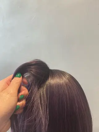 ミディアム カラー 艶髪/ダークトーン 🩶丸山日向のヘアスタイル