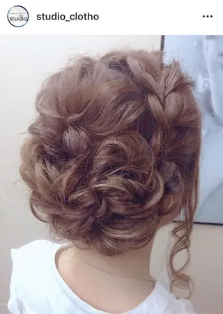 ヘアアレンジ 京都.祇園セットサロン:スタジオ ヒロ【Studio hiro】所属・ヒロ(hiro) •スタジオヒロのヘアスタイル