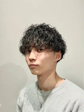 ショート メンズパーマ/メンズ カット/伊藤　げんのヘアスタイル