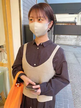 ショート merc. 福田茜のヘアスタイル