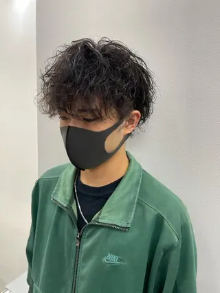 パーマ メンズ 森本裕/オーナー/ スパイラルパーマのヘアスタイル