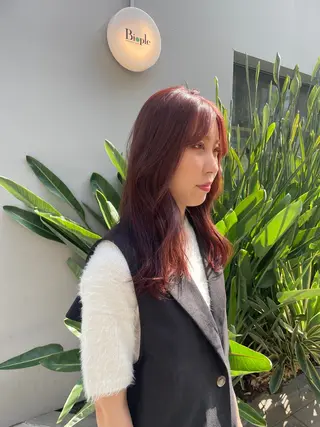 ロング HARUKA /透明感カラーのヘアスタイル