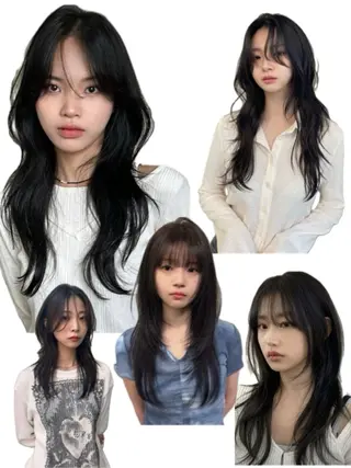 ロング soso所属・ソエタ ユイのヘアスタイル