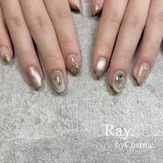 ネイル Ray. ／綺麗目ニュアンスのネイルデザイン