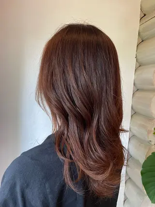 カラー 🐾及部 艶髪|艶 カラーショート|ボブのヘアスタイル