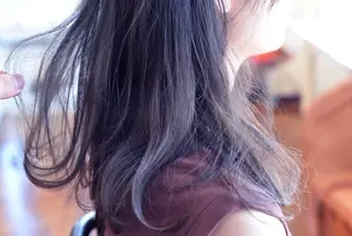 セミロング カラー 大嶋 宏隆のヘアスタイル