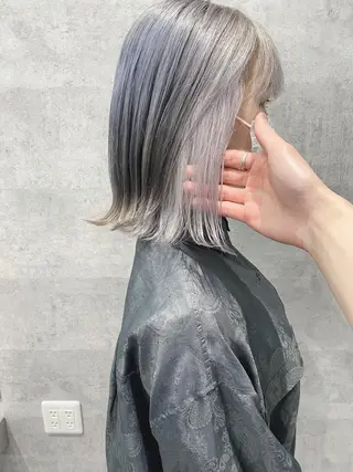 ミディアム カラー Via officialのヘアスタイル