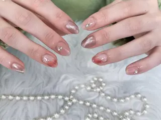 ネイル ネイルサロンAiri 長さ出し·シンプルのネイルデザイン