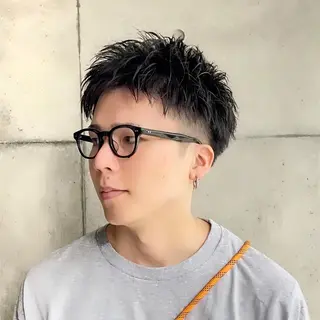 ショート ONE.STOP. LABO/メンズのヘアスタイル