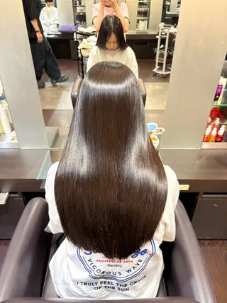 ロング pikaichi Tenjin×m.slash所属・大橋 未夢のヘアスタイル