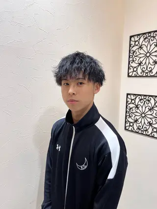 パーマ メンズ 小野 友暉のヘアスタイル