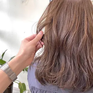ミディアム カラー ヘアアレンジ tane.所属・【ダメージレス施術】 【透明感】北村 拓也のヘアスタイル