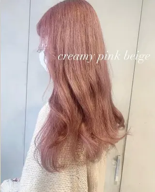 ロング カラー ワンホン/韓国ヘア 🤍amiのヘアスタイル