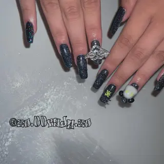 ロング ⛓Miyu ⛓のネイルデザイン