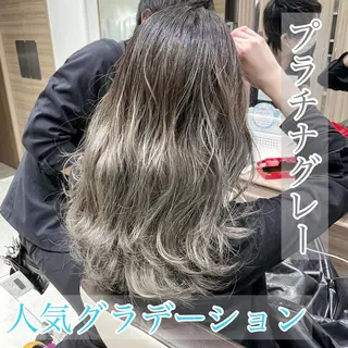 ミディアム カラー 学割 悟 韓国風艶髪縮毛矯正のヘアスタイル