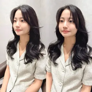 セミロング 森 隆秀/韓国ヘアのヘアスタイル