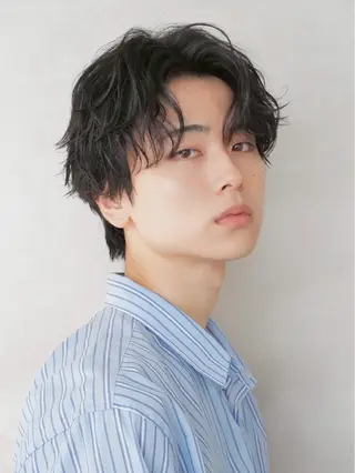 メンズ 原 鉄心のヘアスタイル