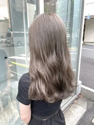 ロング 💍大人デザイン /ハイトーン♡リクトのヘアスタイル