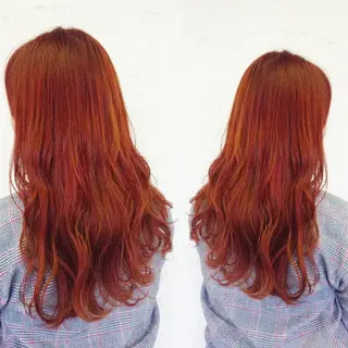ロング カラー ACROあべの店所属・艶カラー/インナー /グラデ/大西小百合のヘアスタイル