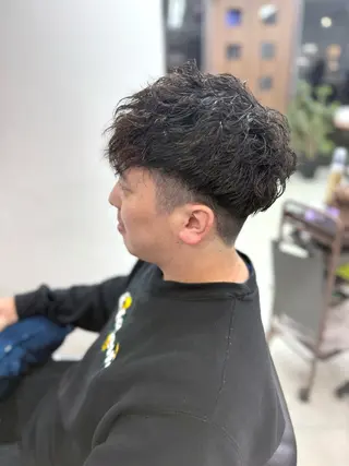 ショート パーマ メンズ メンズパーマの達人 /タカシマ　ダイスケのヘアスタイル