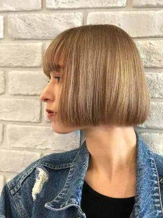 ショート カラー 永井大樹✨ 透明感カラー✨のヘアスタイル