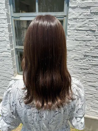 セミロング 柴原 佑果のヘアスタイル