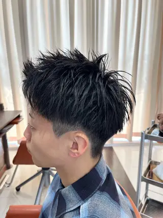 ショート メンズ AROH men's cut&men's perm 船橋店所属・🧊メンズ特化🧊 高木航希のヘアスタイル