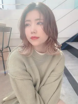 ミディアム Stream1st所属・平岸 Stream1stのヘアスタイル