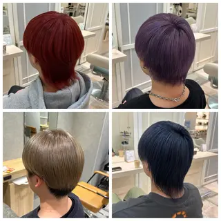 カラー メンズ 大角 千里のヘアスタイル