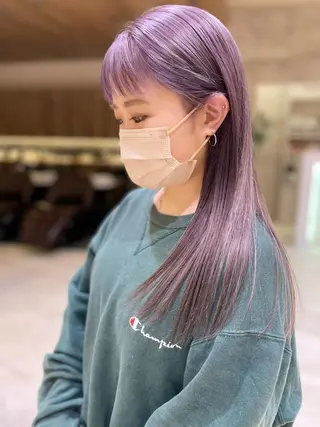 ロング 韓国🇰🇷透明感 ERIのヘアスタイル