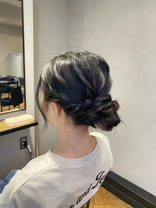 セミロング 美伶/大阪美容室 /透明感カラーのヘアスタイル