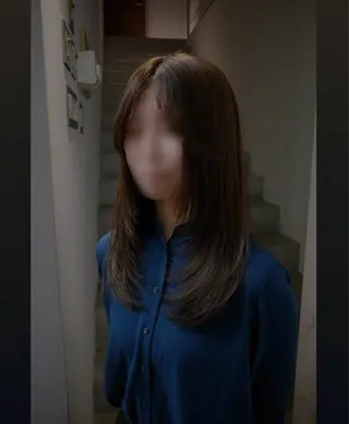 ロング ミユ/レイヤー/ カットモデル/名東区のヘアスタイル