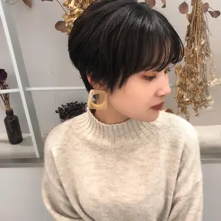 ショート 柏木  彩花のヘアスタイル
