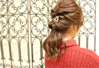 ミディアム 田中 佐知のヘアスタイル