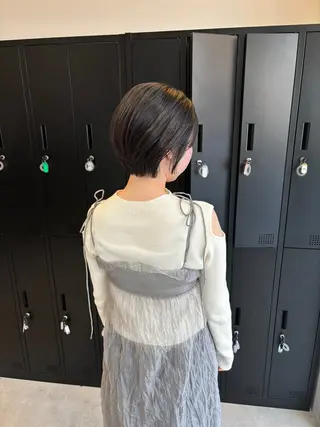 ショート カラー 長谷川 湧のヘアスタイル