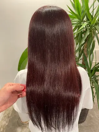 ミディアム カラー Che'ri所属・髪質改善特化 Takakiのヘアスタイル