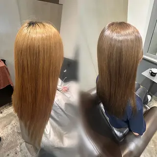 ロング カラー Rapport 千聖のヘアスタイル