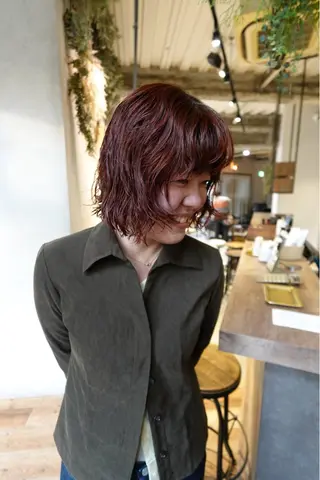 カラー 🍒暖色カラー🍒 ueno aiのヘアスタイル