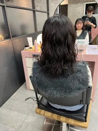 ミディアム パーマ 小木曽智美 /ボブ/ショートのヘアスタイル