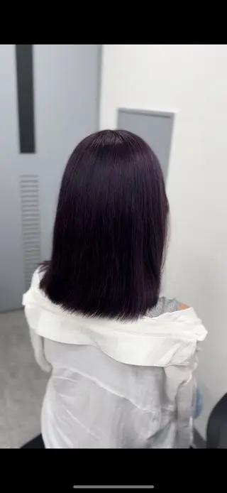 セミロング カラー 🎀愛されgirly ヘア🫧Ayakaのヘアスタイル