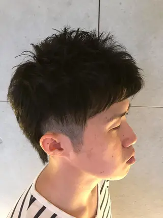 メンズ hair make addict (ヘアーメイク アディクト)所属・addict⭐️ 江川　颯也💎のヘアスタイル