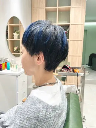 ショート カラー 村上 滉弥のヘアスタイル